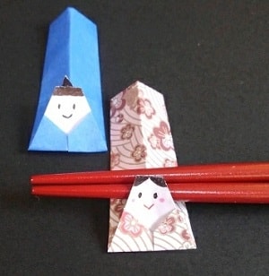 ひな祭りの折り紙 箸置きと箸袋の簡単で可愛い折り方8選 和風柄